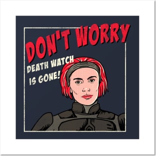 DON'T WORRY pop art Bo Katan mashup Posters and Art